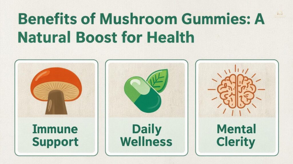 Benefits of Mushroom Gummies: A Natural Boost for Health