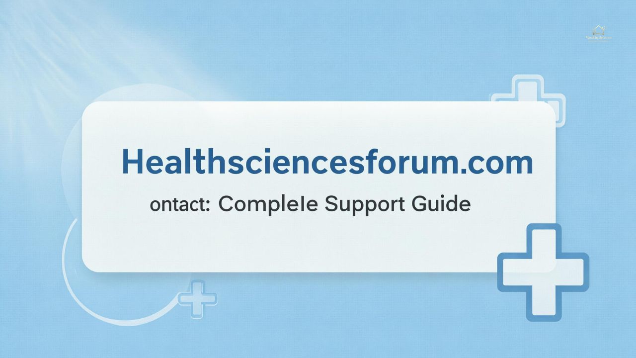 Healthsciencesforum.com contact: Complete Support Guide