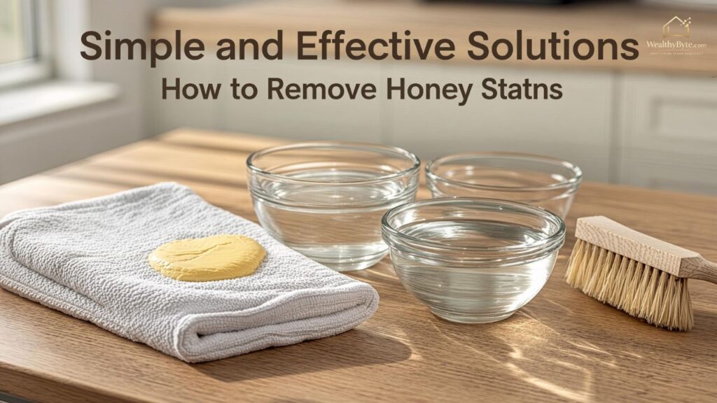 How to Remove Honey Stains – Simple and Effective Solutions