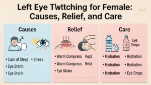 Left Eye Twitching for Female: Causes, Relief, and Care