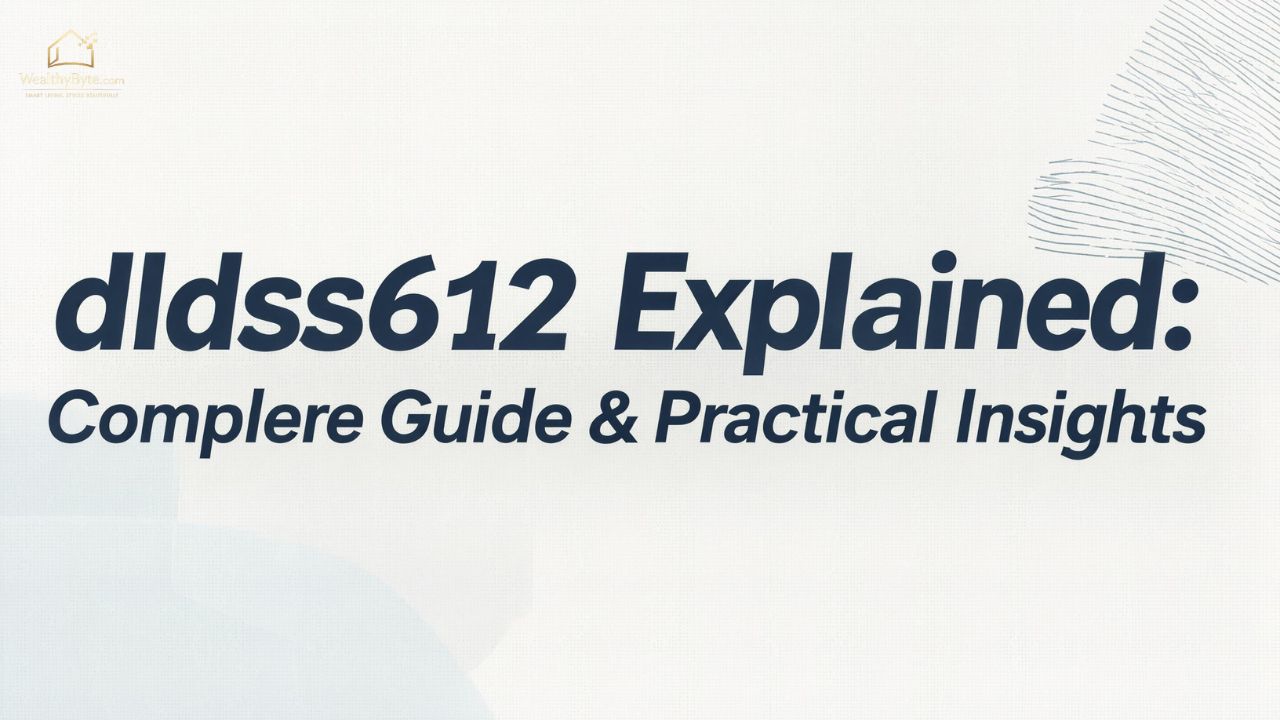 dldss612 Explained: Complete Guide & Practical Insights