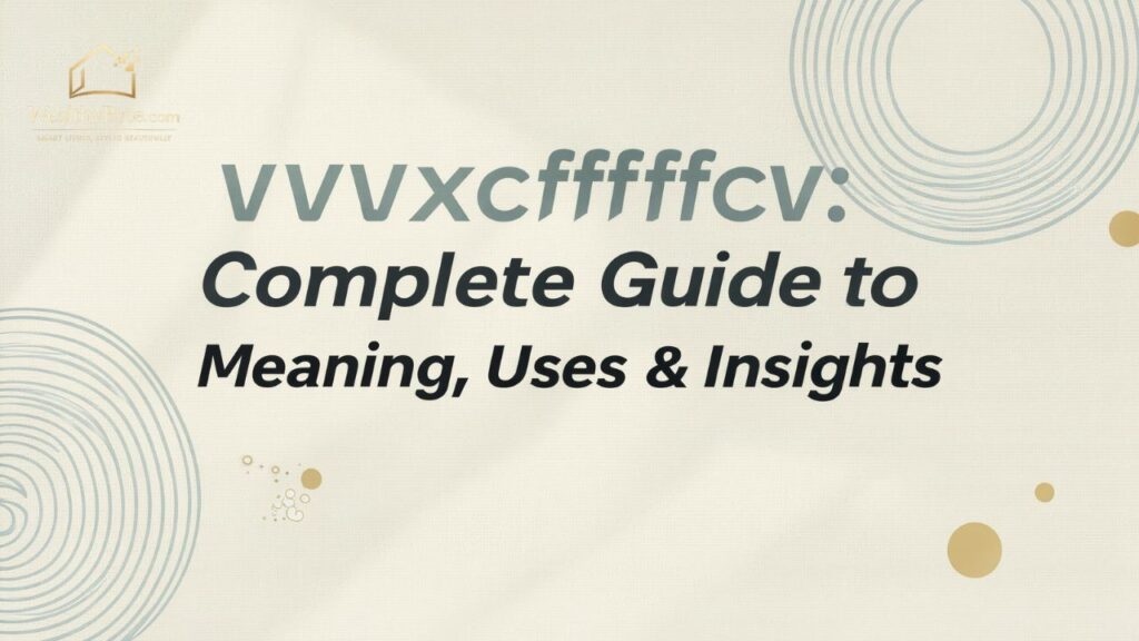 vvvzxcffvfcv: Complete Guide to Meaning, Uses & Insights