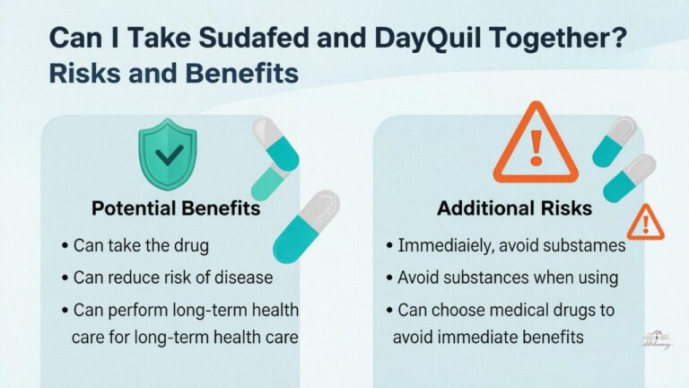 Can I Take Sudafed and DayQuil Together? Risks and Benefits